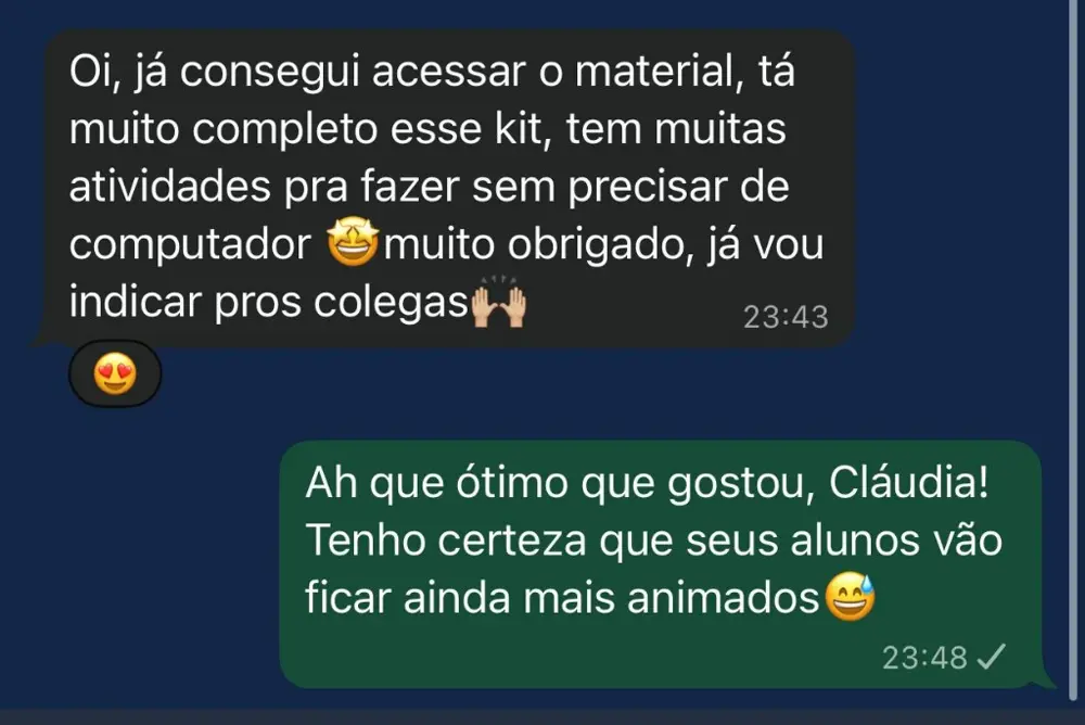 Depoimento real de professora no WhatsApp 4